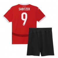 Österreich Marcel Sabitzer #9 Fußballbekleidung Heimtrikot Kinder EM 2024 Kurzarm (+ kurze hosen)